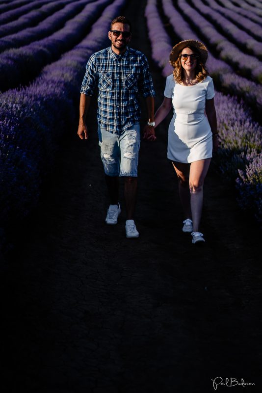 Fotograf Paul Budusan, Sedinta foto in Lavanda, Taramul Lavandei