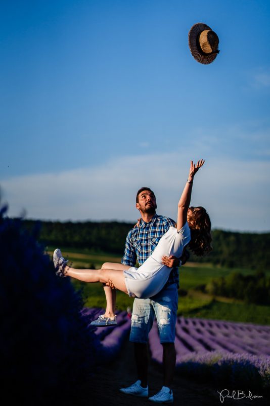 Fotograf Paul Budusan, Sedinta foto in Lavanda, Taramul Lavandei