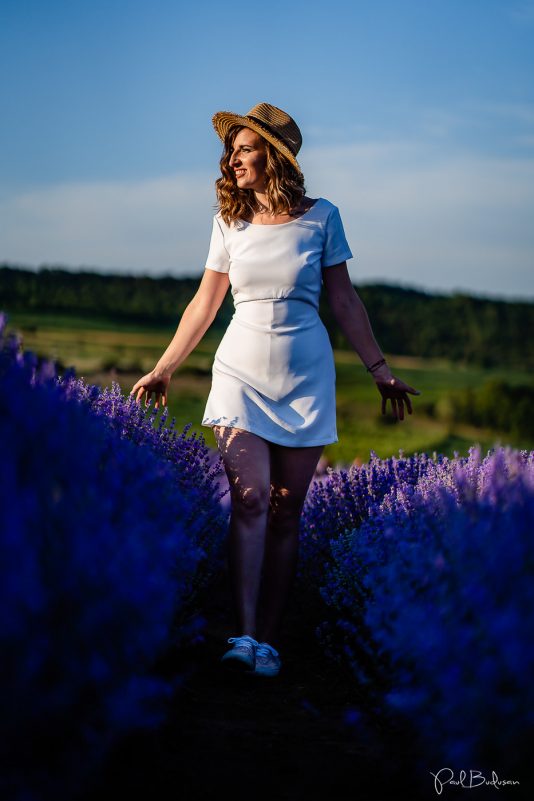 Fotograf Paul Budusan, Sedinta foto in Lavanda, Taramul Lavandei