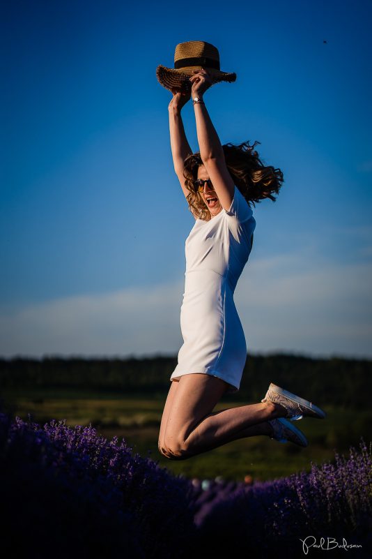 Fotograf Paul Budusan, Sedinta foto in Lavanda, Taramul Lavandei