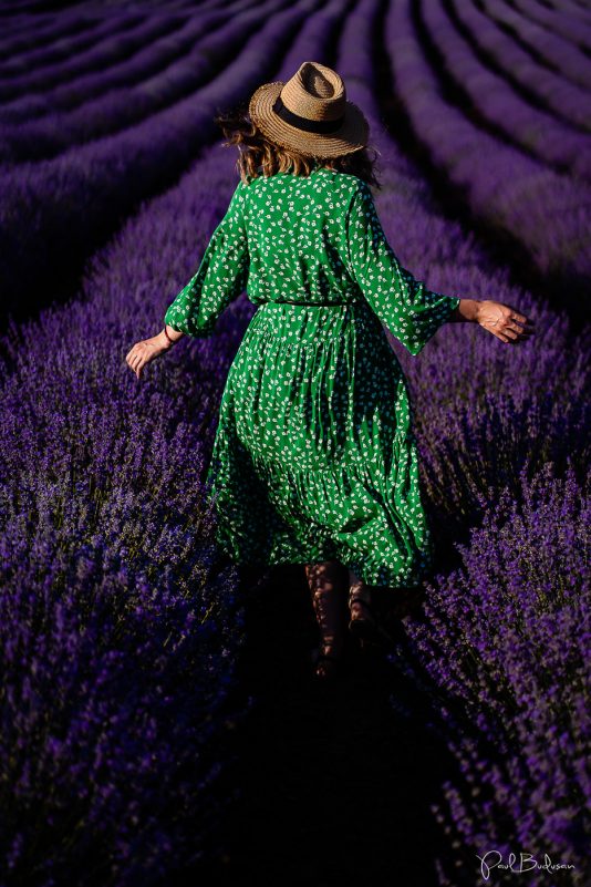 Fotograf Paul Budusan, Sedinta foto in Lavanda, Taramul Lavandei